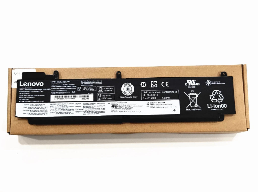 Genuine 24Wh Battery 00HW022 For Lenovo ThinkPad T460s T470s SB10F46460 00HW023