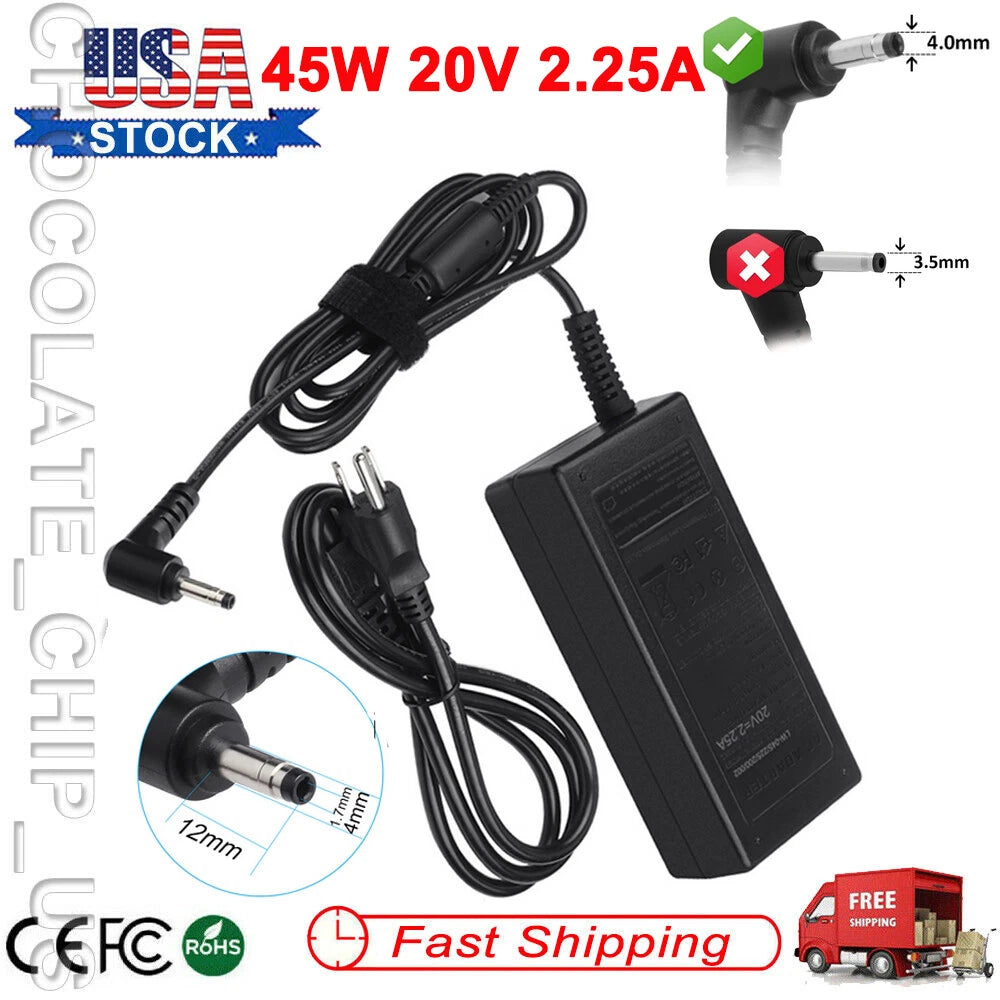 45W AC Adapter Charger For Lenovo Chromebook N22 N23 N42 N22-20 N42-20 Laptop