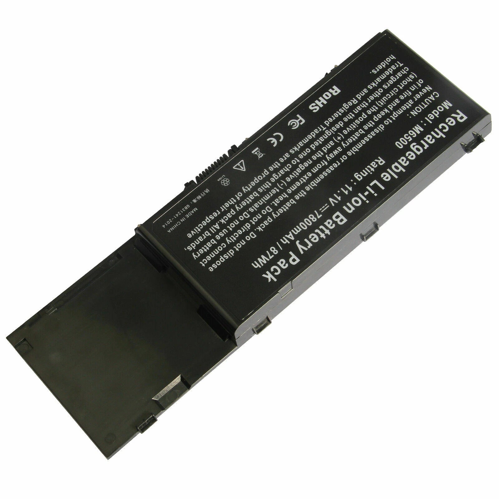 Battery for Dell Precision M6400 M6500 8M039 C565C DW842 F678F 312-0873 7800mAh