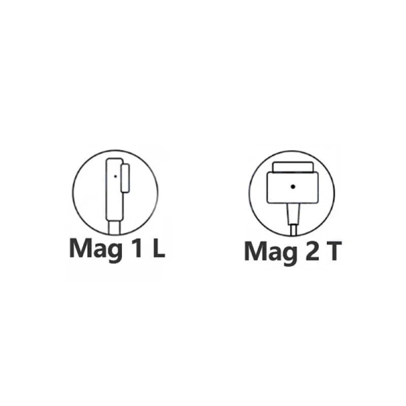 For Macbook Power Adapter 45W 60W 85W Mag*2 1 Macbook Air Pro Charger A1466 1398