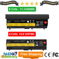 LOT 55++ 6/9Cell Battery for Lenovo ThinkPad 55+T410 T420 T510 T520 W510 W520