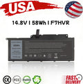 F7HVR Battery for Dell Inspiron 15 7537 17 7737 062VNH G4YJM T2T3J Laptop 58wh