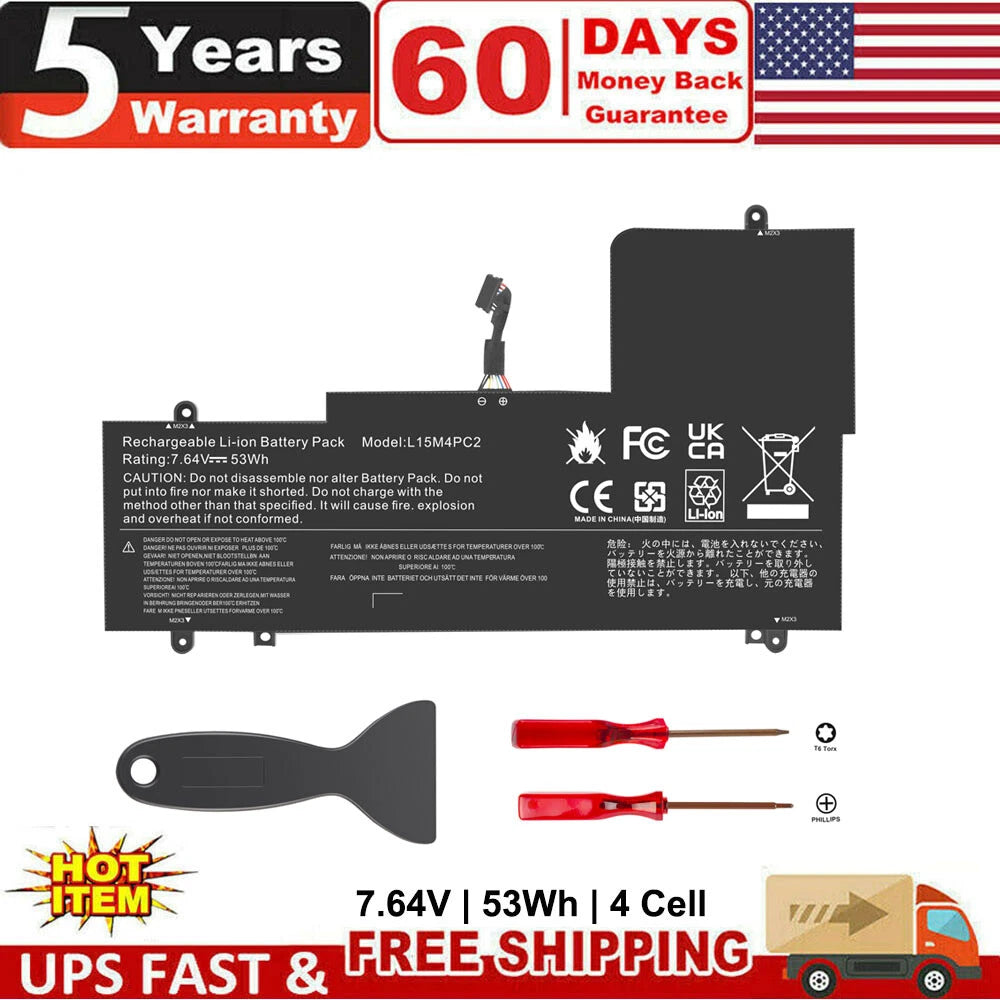 L15M4PC2 L15L4PC2 Laptop Battery For Lenovo Ideapad Yoga 710-14IKB 710-15ISK