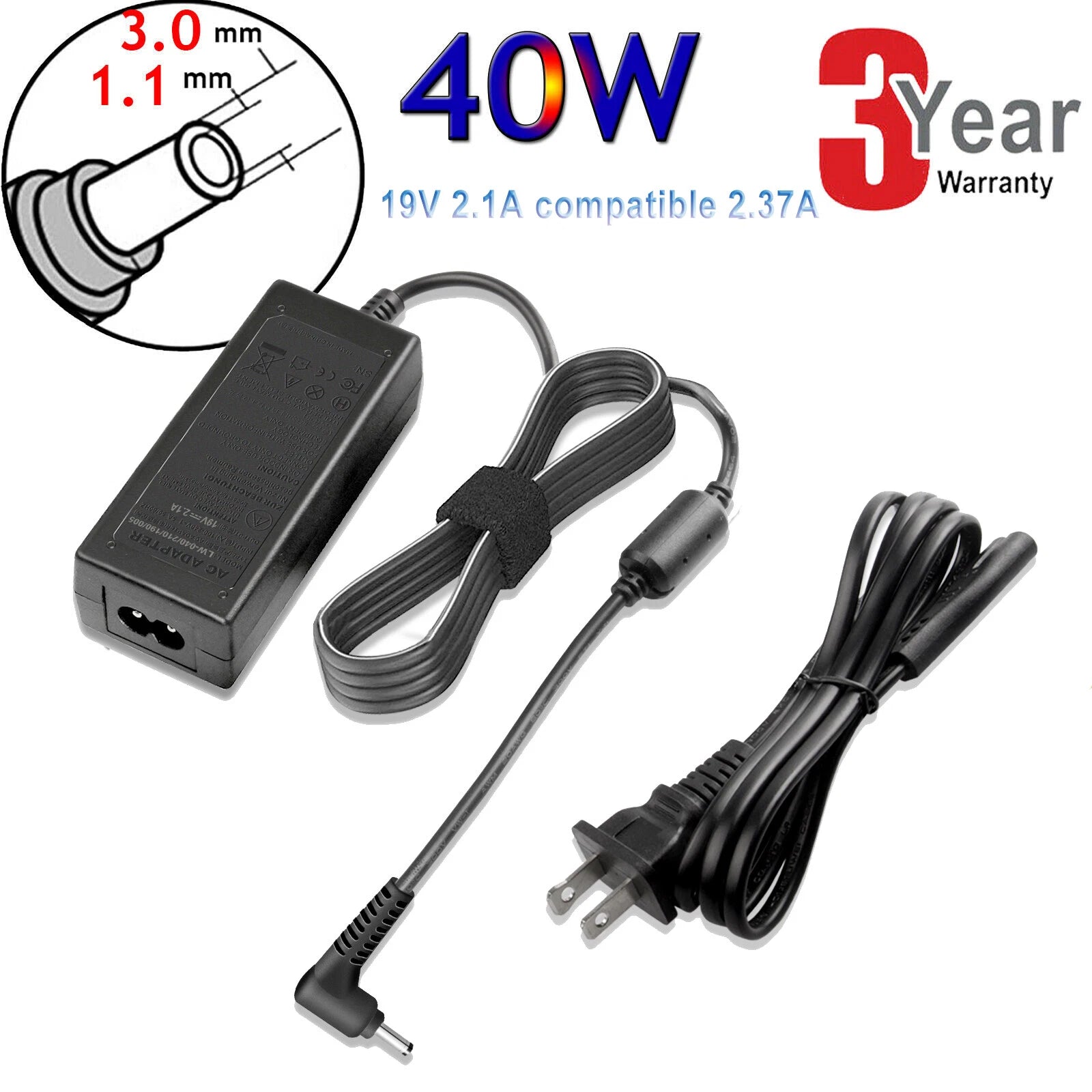 AC Adapter Charger for Acer Chromebook CB3 CB5 11 13 14 15 R11 R13 CB3-531-C4A5