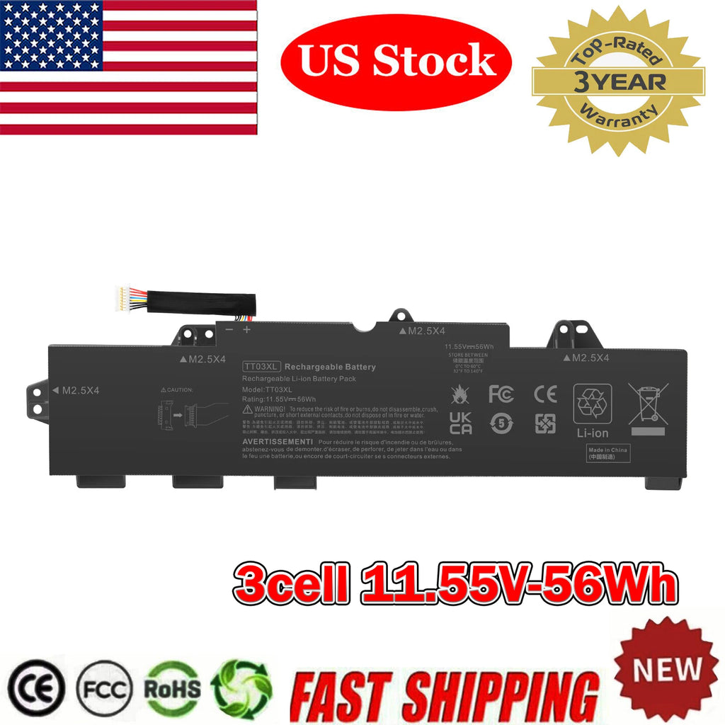Lot TT03XL TT03056XL Battery for HP HSTNN-UB7T HSTNN-DB8K HSTNN-LB8H HSN-113C-5