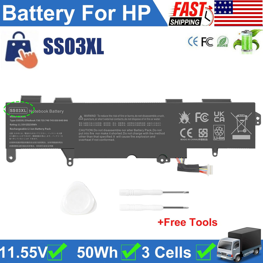 ?SS03XL Battery 933321-855 For HP EliteBook 840 G5 G6 730 740 G5 HSN-I12C 11.55V