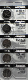 5 x Fresh ENERGIZER CR1616 BATTERY 3V LITHIUM CR 1616 DL1616 BR1616