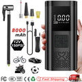 Wireless 150PSI Air Compressor Tire Inflator Fits Car Moto Bike Tires Air Pump