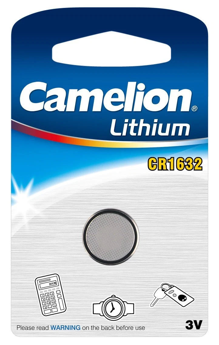 1 Camelion Lithium CR1632 DL1632 BR1632 KL1632 L1632 3-Volt Coin Cell Battery