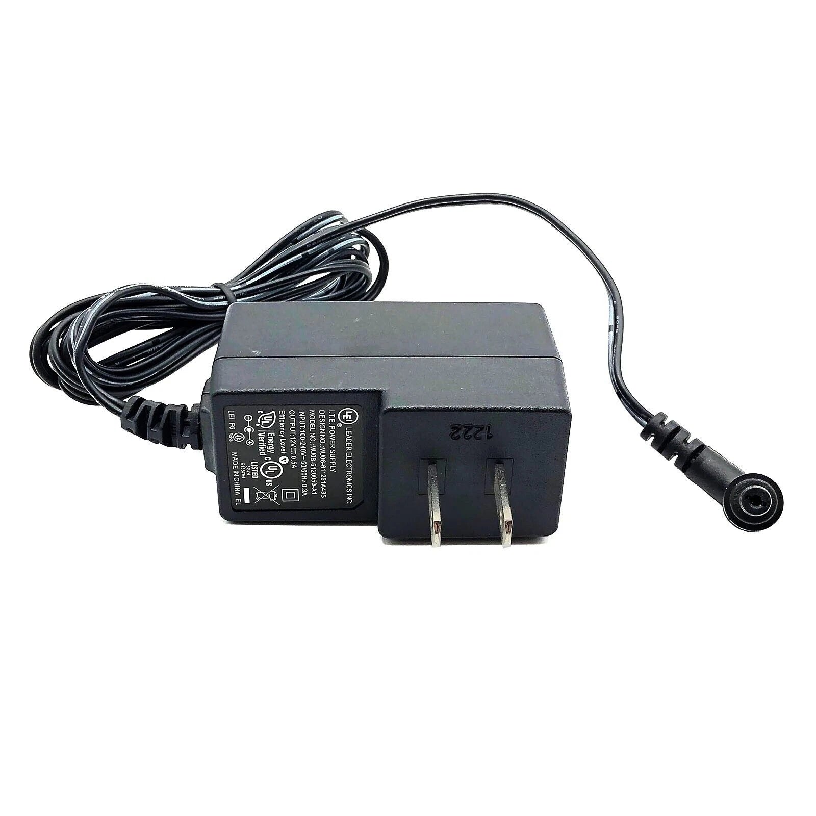 NEW Original LEI MU08-6120050-A1 Power Supply Adapter 12V 0.5A - 5.5x2.1mm Plug