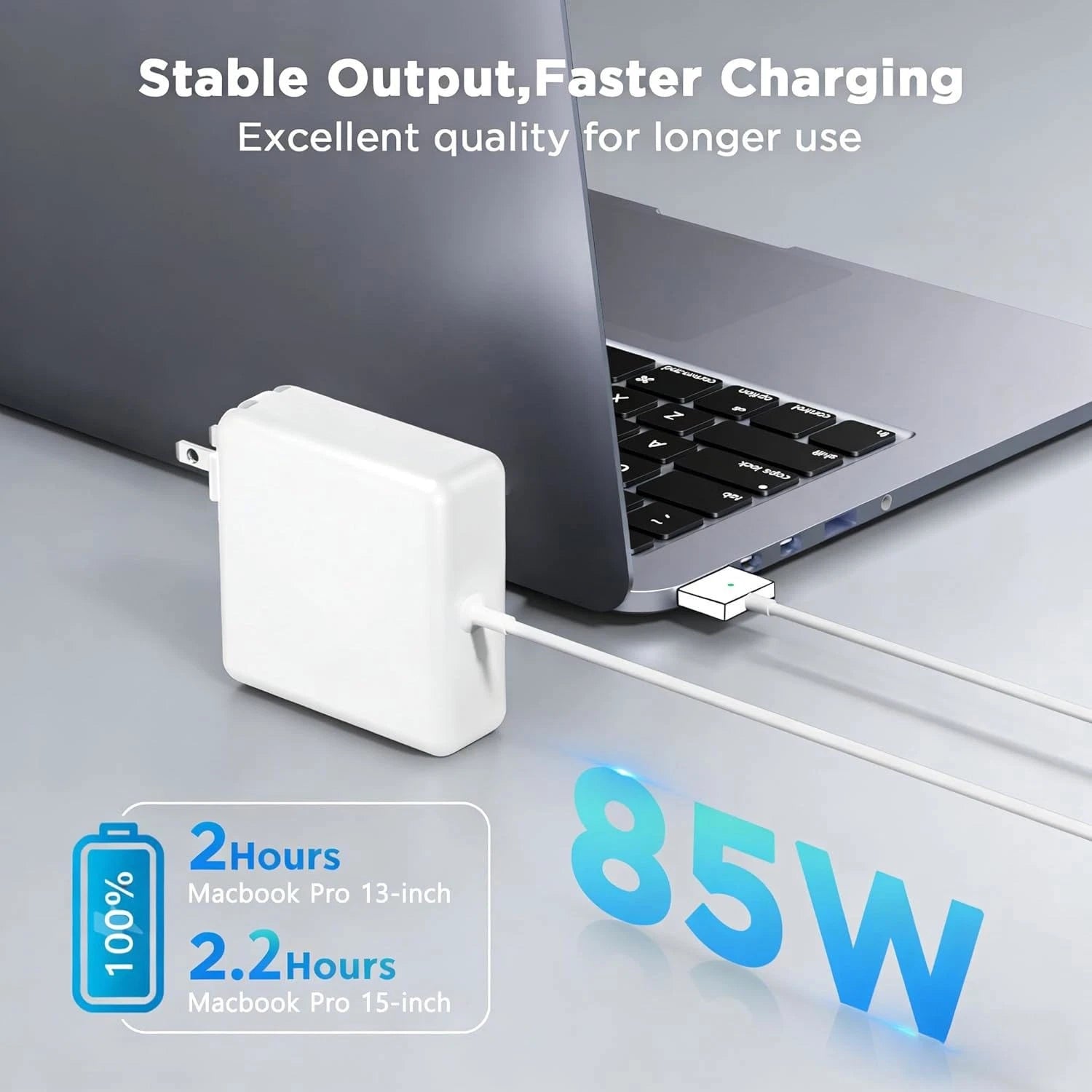 85W T-Tip Power Adapter Charger Macbook Pro Retina 15 17'' 2012-2015 A1424 A1398