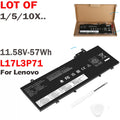 Lot 10X Battery For Lenovo thinkpad t480s 01AV478 01AV480 L17L3P71 L17M3P71 57Wh