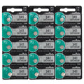 15 Pieces Genuine Murata SR714SW 341 Watch Battery Silver Oxide 1.55V Made in