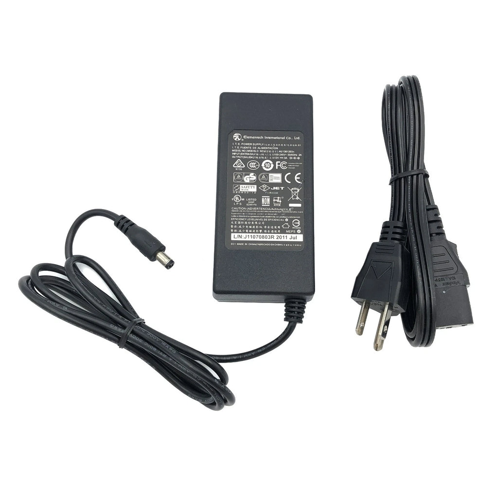 NEW Genuine Elementech A140-1120300N AU1361203N AC Power Adapter 12V 3A Charger