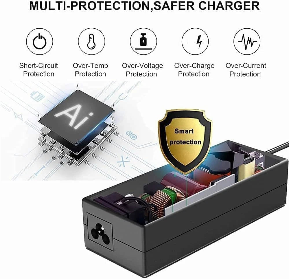65W USB C Type-C Adapter Laptop Charger Universal Power Supply Cord for Lenovo