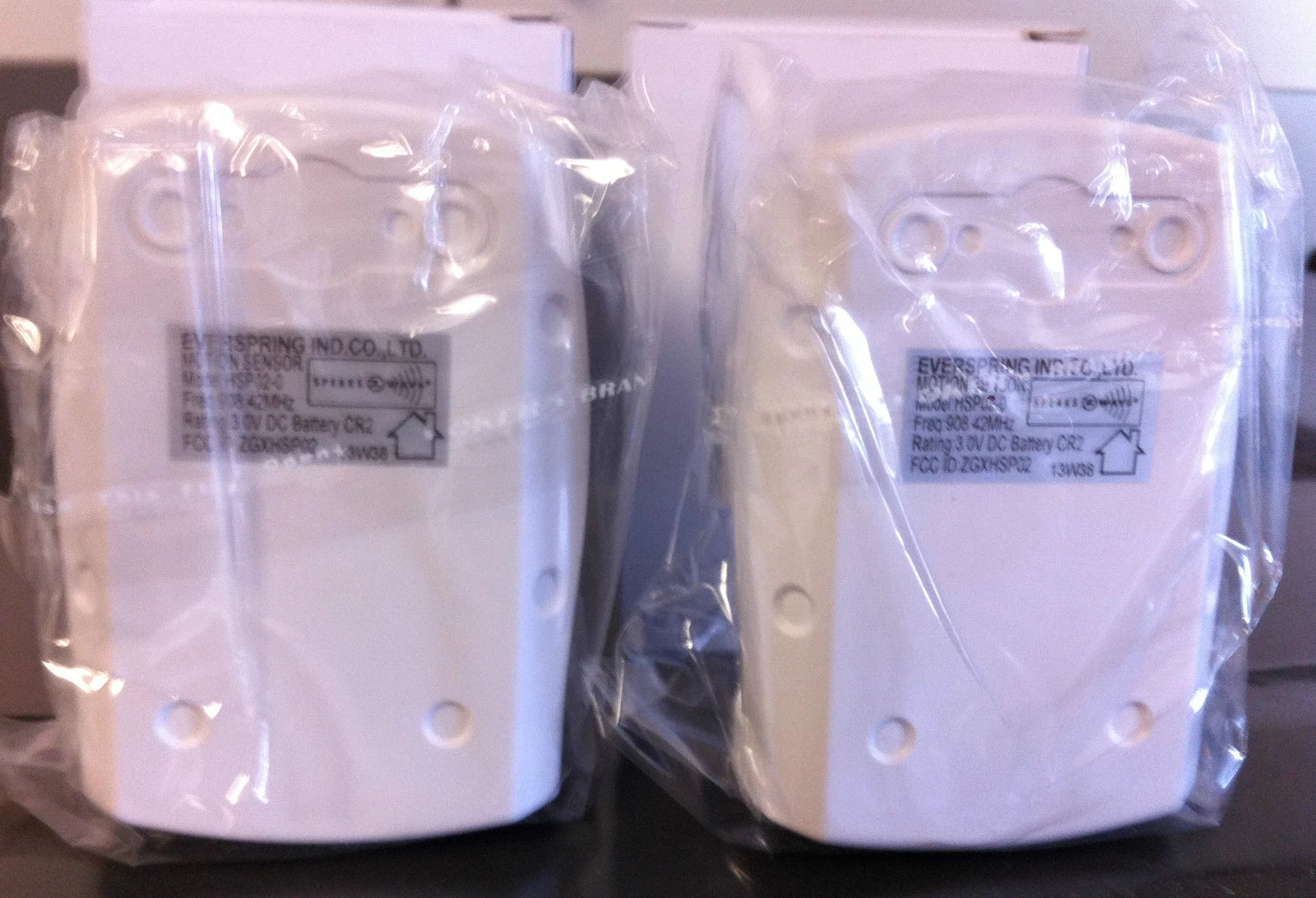 Brand New "2" Everspring HSP02 Z-wave Motion Detector ZWave PIR, Battery in