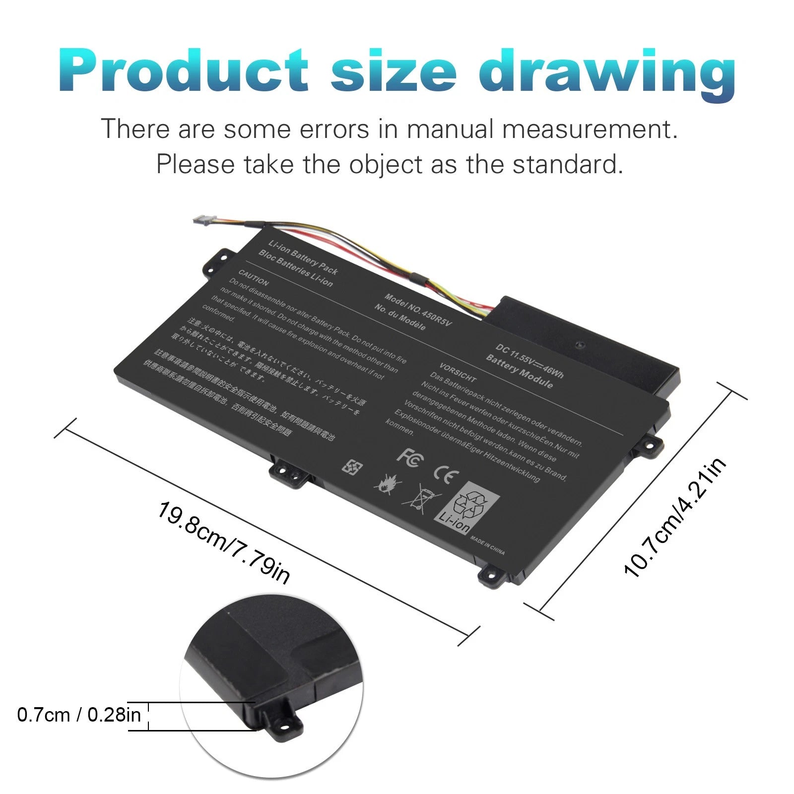 Battery for Samsung NP370R4E NP370R5E NP450R4V NP450R5V NP470R5E AA-PBVN3AB