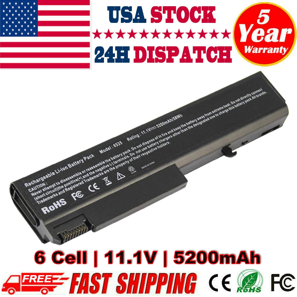 Battery for HP Elitebook 8440P 8440W ProBook 6450B 6455B 6540B 6545B 6550B Fast