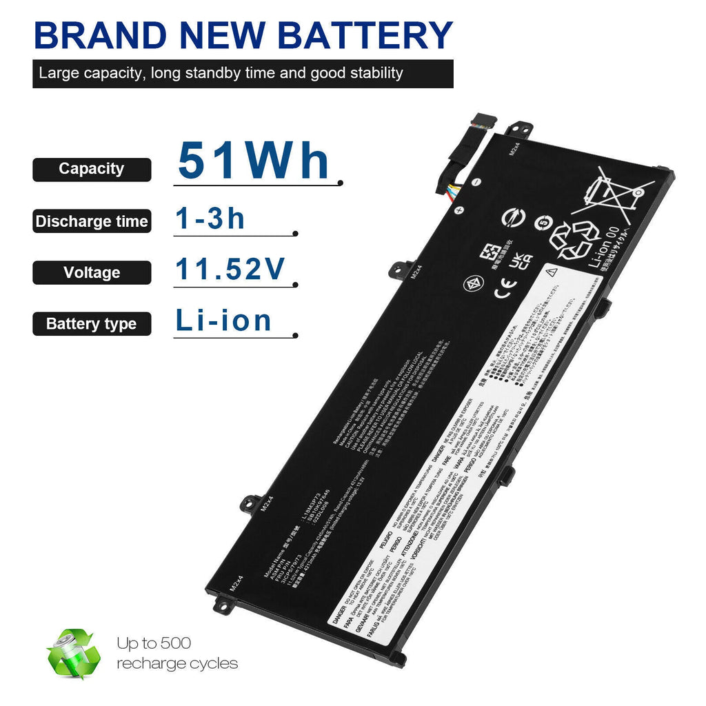 Battery For Lenovo ThinkPad T495 P43S P14S Gen 1st / 2nd Series L18C3P72 L18M3P7