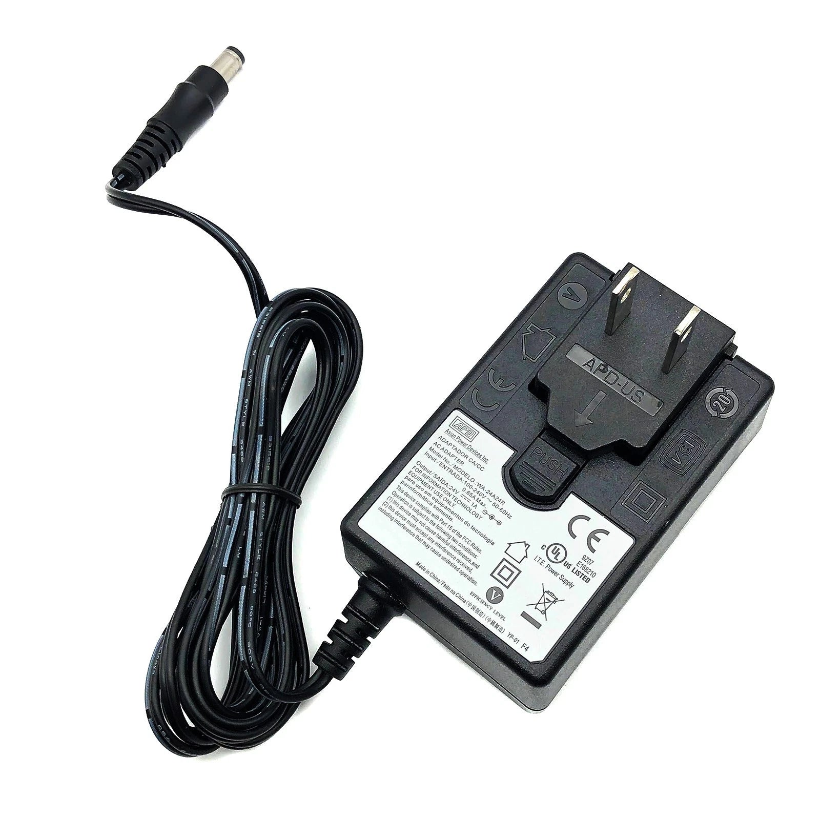 NEW Genuine APD WA-24A24R AC Power Adapter 24V 1A 24W OEM
