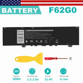 F62G0 Battery for Dell Inspiron 13 7000 2 in 1 7370 7380 7386 5370 7373 RPJC3 US