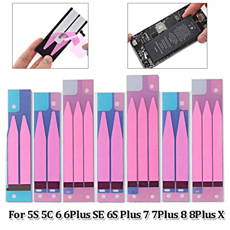 New Battery Adhesive Tape Sticker Glue for iPhone 4 4S 5S SE 6 6S 7 8 Plus X LOT