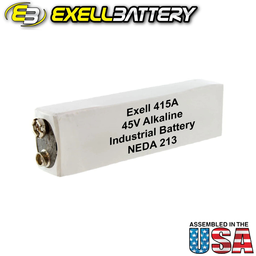 Exell Battery 415A Eveready B102, IEC 30F20, NEDA 213, ANSI 213, BURGESS U30