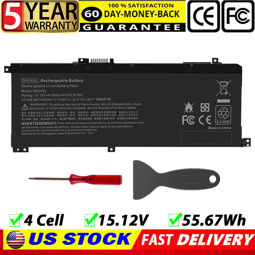 For HP ENVY X360 15-DR Series SA04XL L43248-AC2 L43267-005 Laptop Battery