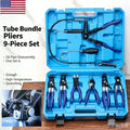 Hose Clamp Clip Remover Pliers Wire Long Reach Kit Fuel Oil Water Hose Tool 10PC