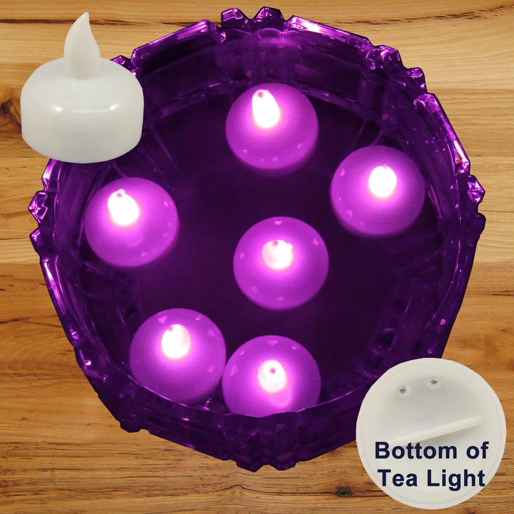 36 Flameless Floating LED tealight Candle Battery operated Pink tea lights