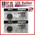 2 FRESH ENERGIZER CR1216 LITHIUM COIN BATTERIES BR1216 CR1216 DL1216B Expire2031