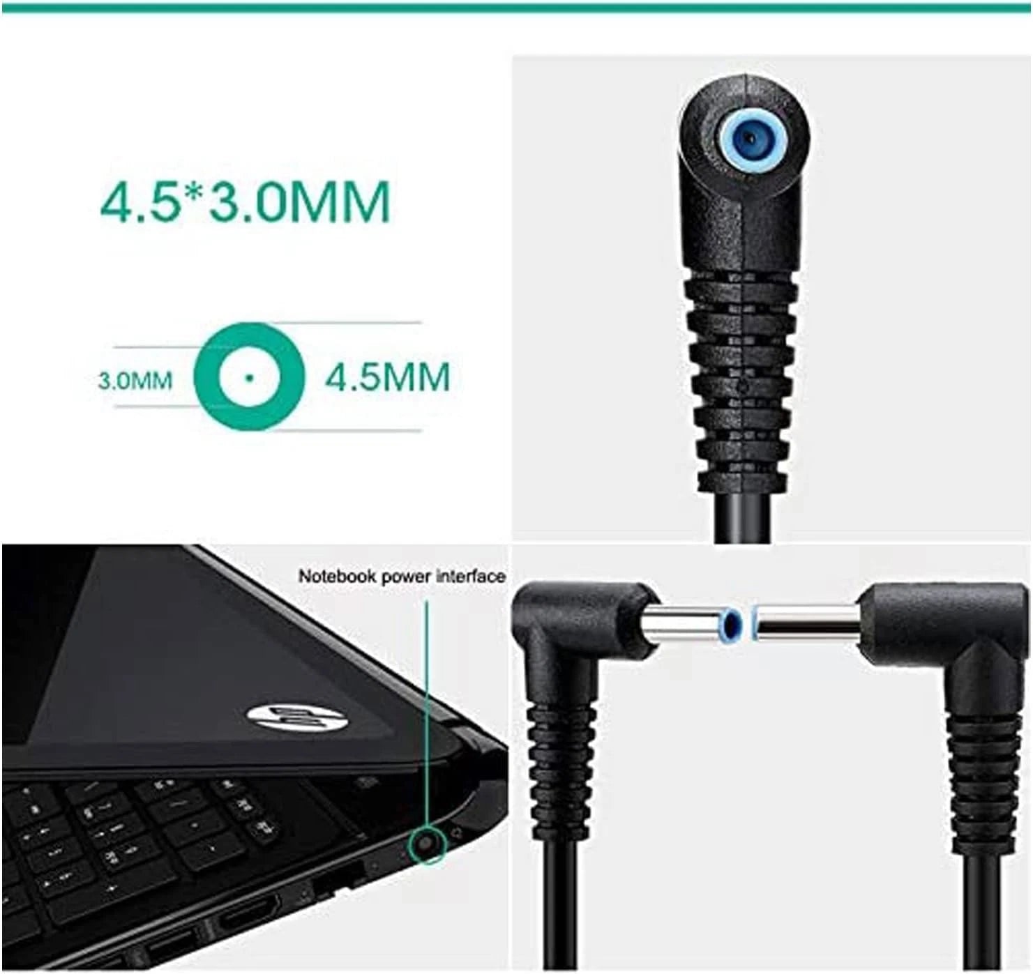 45W AC Adapter Charger For HP Pavilion x360 14 14M Convertible Laptop Power Cord