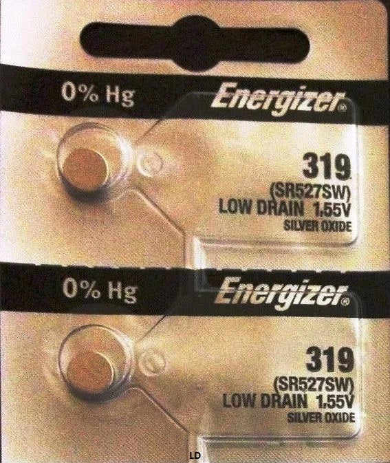ENERGIZER 319 SR527SW (5 piece) SR527 V319 BATTERY NEW SEALED Authorize Seller