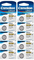 10 Pk Camelion Lithium CR1620 CR 1620 3v Batteries