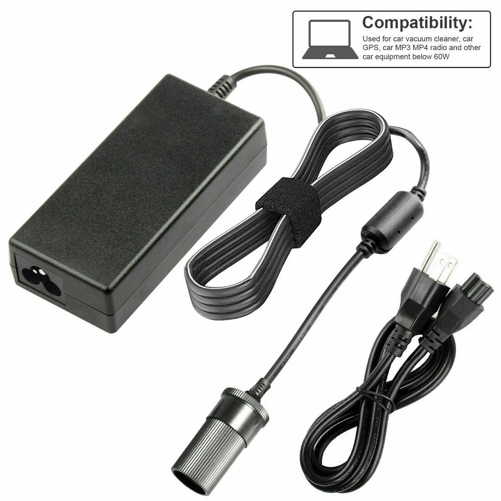 AC~DC 100~240V to 12V Converter Car Cigarette Lighter Socket Power Supply 60W