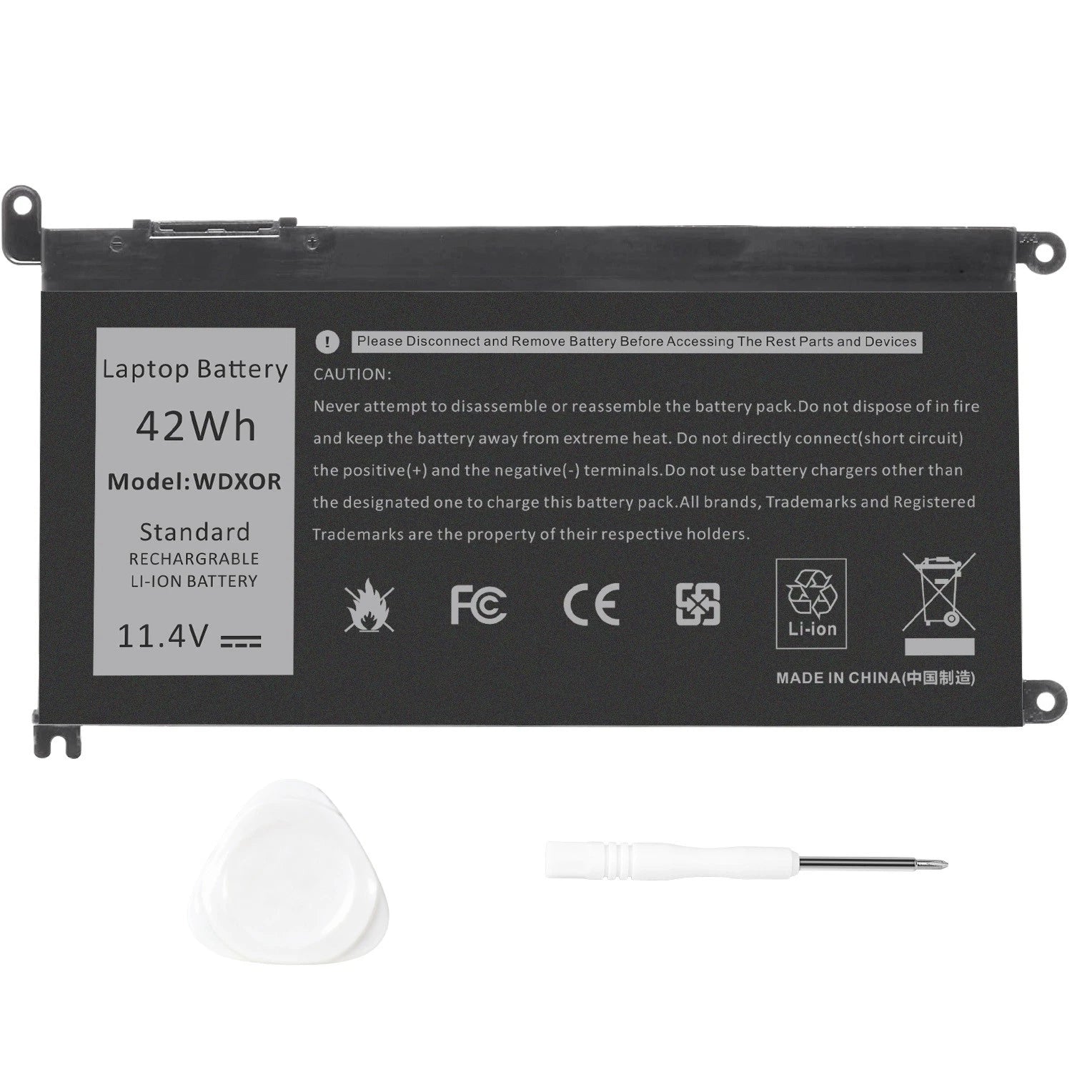 Replacement WDXOR Battery For DELL Inspiron 17 5765 5767 5770 15 7560 7570 7579