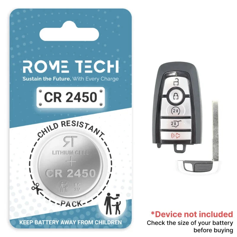 Key Fob Battery Replacement for Ford Expedition 2023 2022 2021 2020 2019 - 2015
