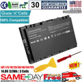 ?LOT BT04XL Battery For HP EliteBook Folio 9470M 9480M Series 682962-001 BA06 US