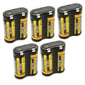 5x 6V 1700mAh 2CR5 Photo Lithium Battery Compatible With 2CR5 DL245 EL2CR5 2CR5M