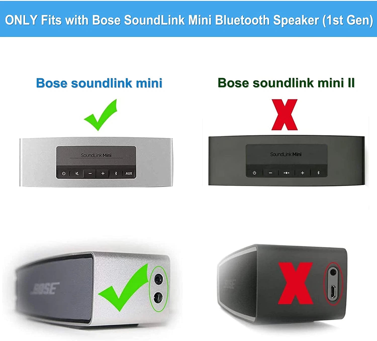 For Bose SoundLink Color Mini 1/2 Revolve Speaker Power Supply Charger Cord USA