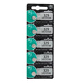 Murata 329 (SR731SW) 1.55V Silver Oxide 0%Hg Mercury Free Watch Battery 5 Pack