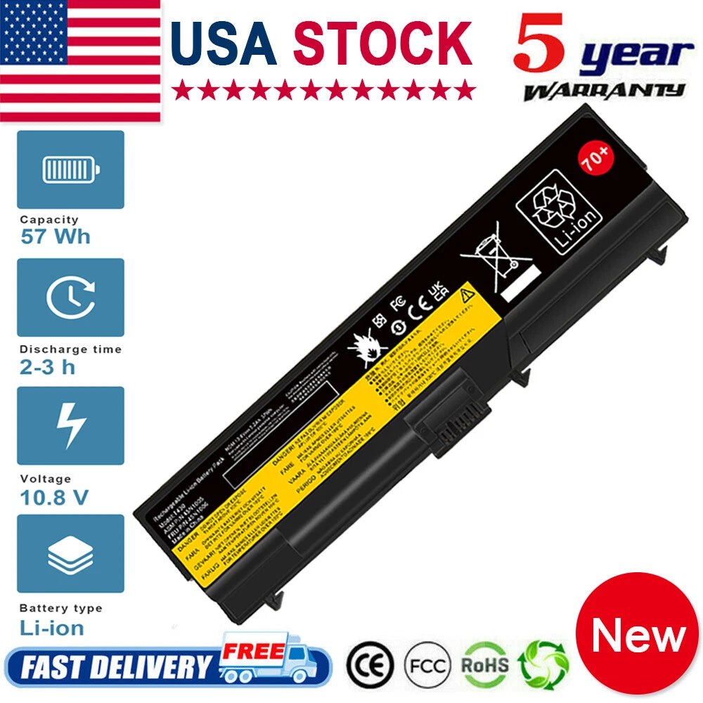 Battery For Lenovo ThinkPad T430 T530 W530 L530 L430 T520 W520 45N1005 45N1001