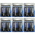 12x Panasonic Size D Batteries 1.5V Heavy Duty D2 x 6
