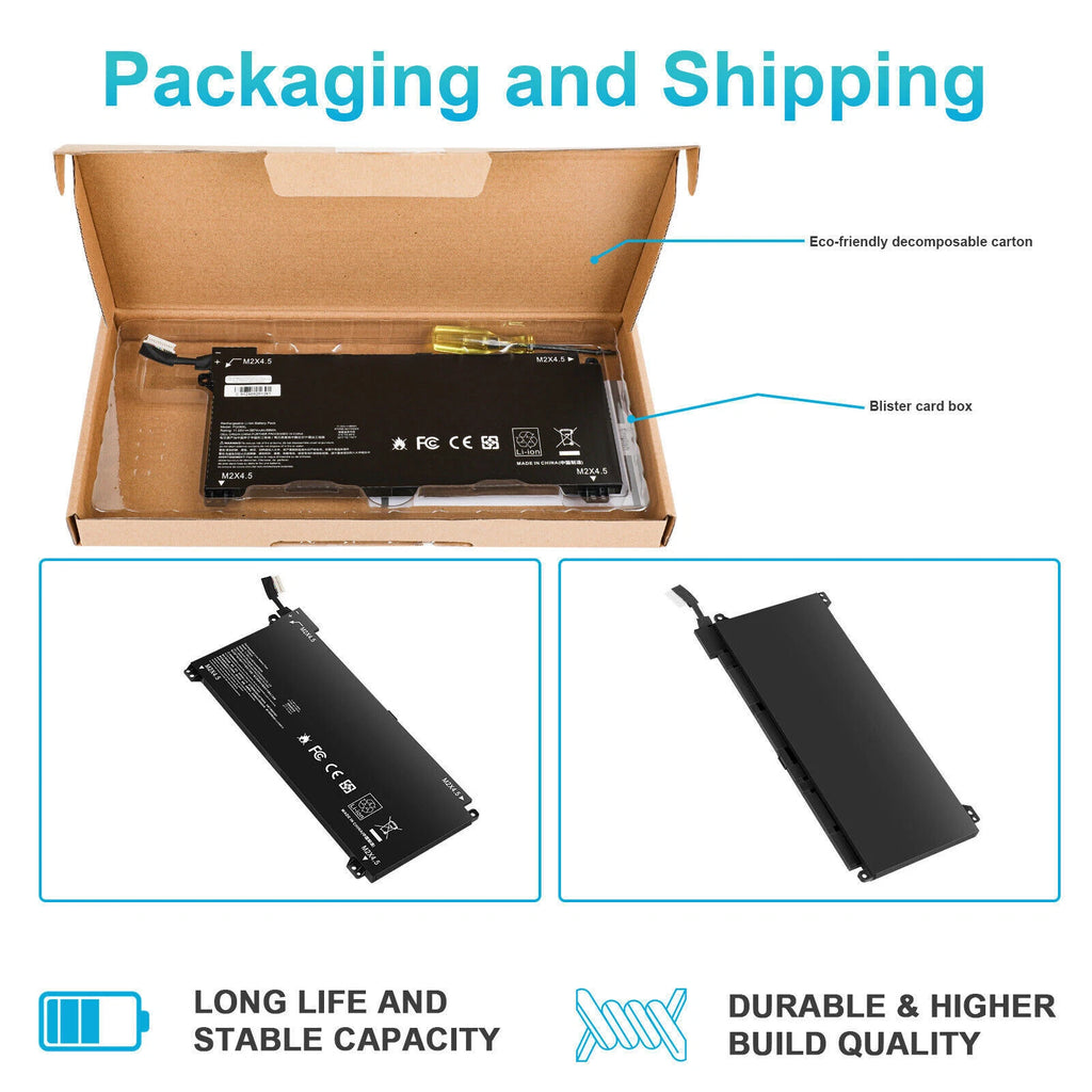 ?PG06XL Laptop Battery For HP Omen 5 Air 15-dh 15-dh0000nx HSTNN-DB9F L48431-2C1