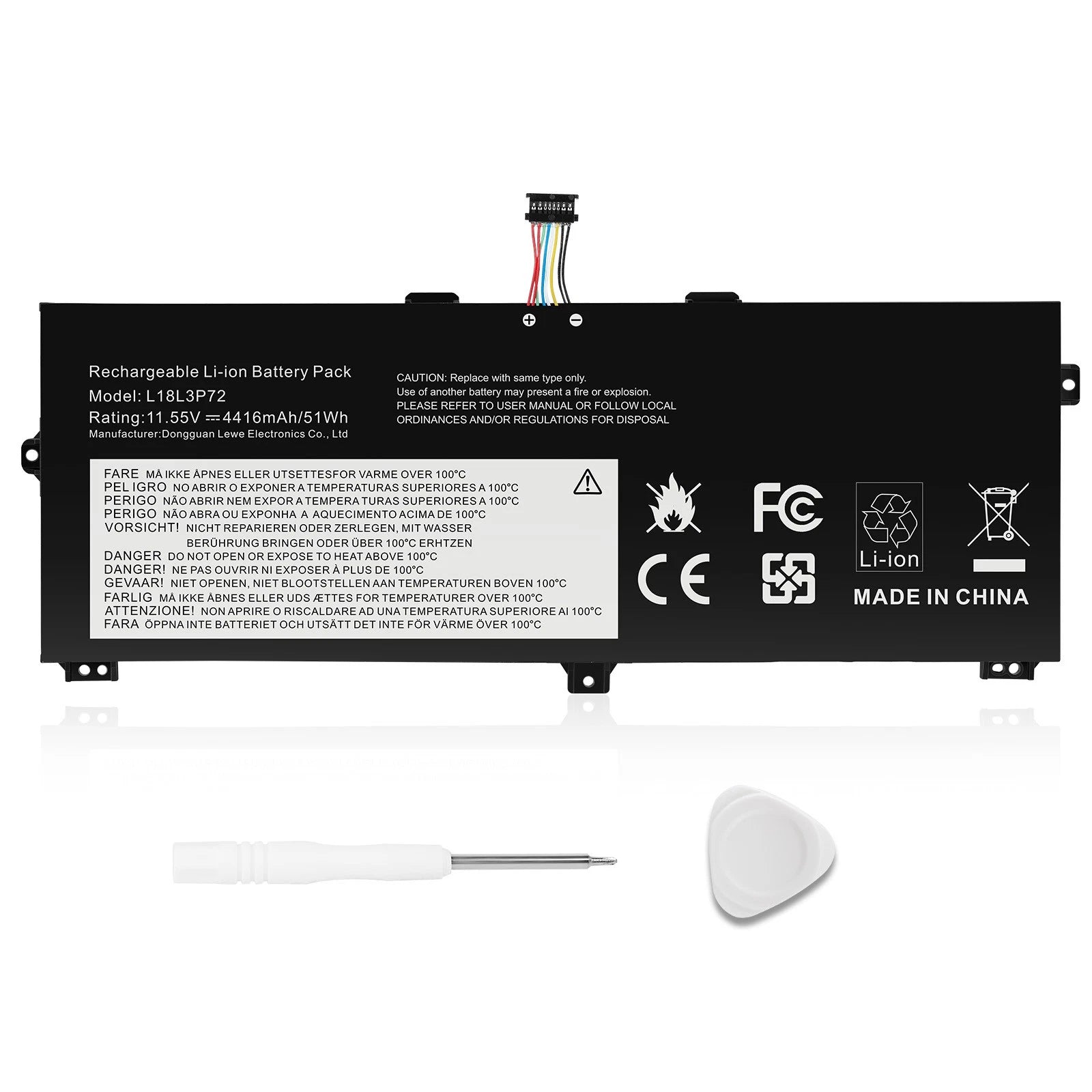 L18M3P72 L18L3P72 Laptop Battery For Lenovo ThinkPad X13 Yoga Gen 1 X390 Yoga
