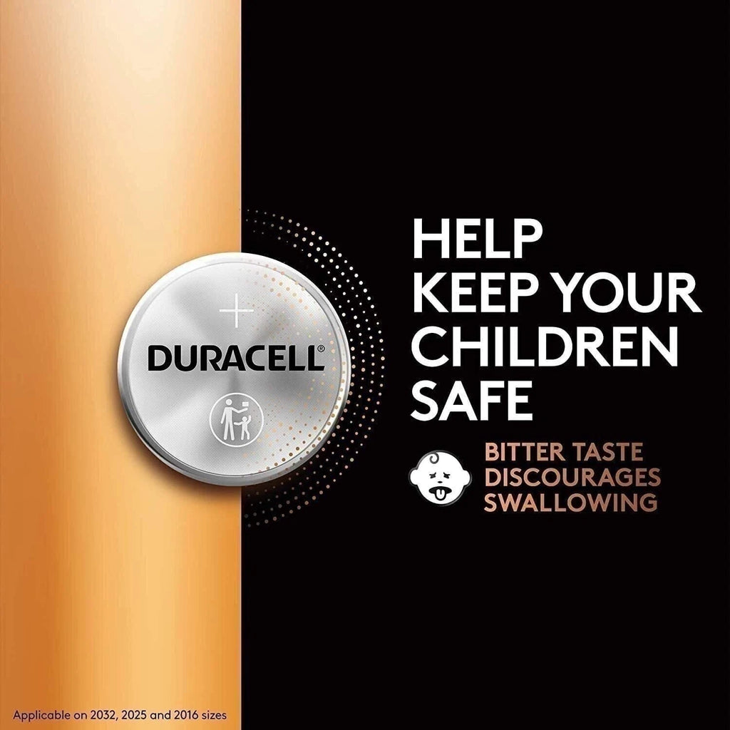 Duracell Lithium Medical Battery, 3V, 2032, 4/Pack, Model: , Hand/Wrist Watch...
