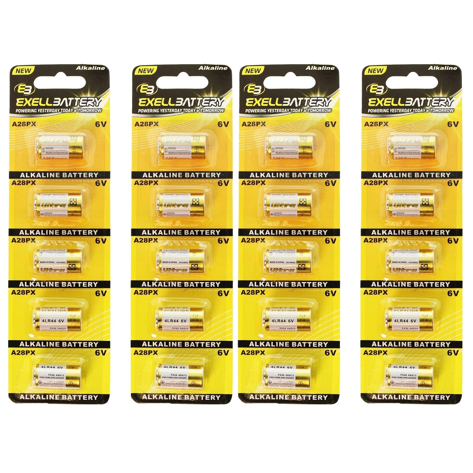 20x Exell A28PX 6V Alkaline Battery L544BP V28PXL K28L PX28A A544