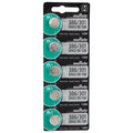 5 Murata Silver Oxide SR43SW SR43W SR43 1.55V Watch Battery, Replaces Sony