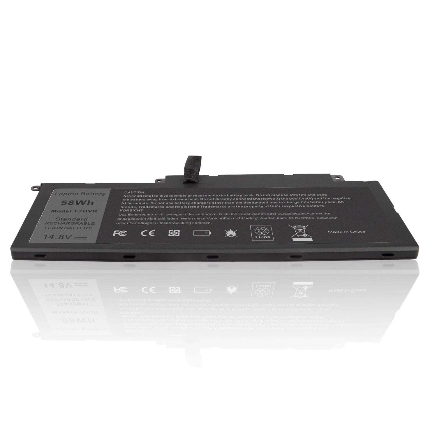 8 Cell F7HVR Battery For Dell Inspiron 17 7000 7737 7746 14 15 15r 5545 58Wh PC