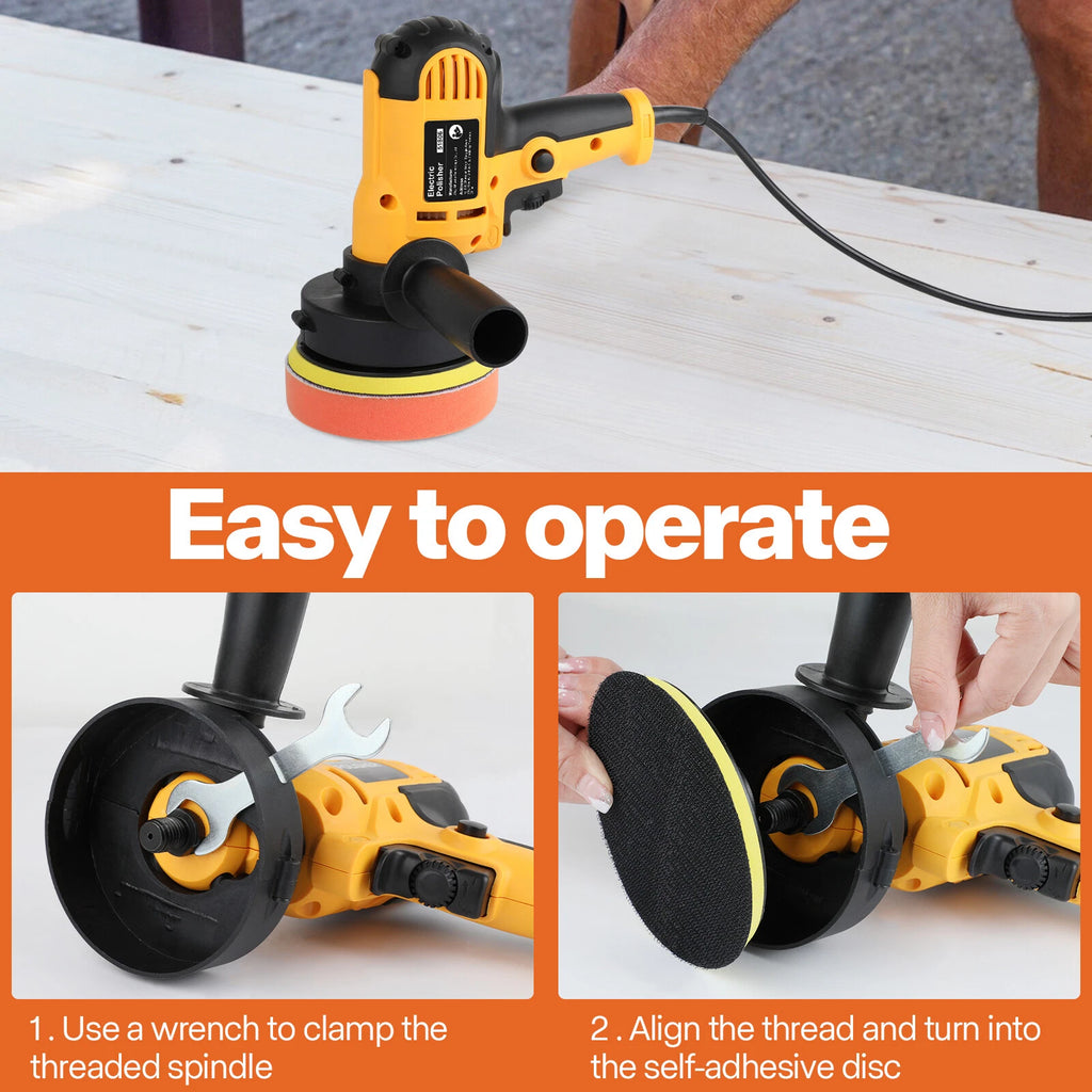 ??1000W Polisher 4" - 5" Mini Car Detailing Buffer Sander Machine Kits 125mm